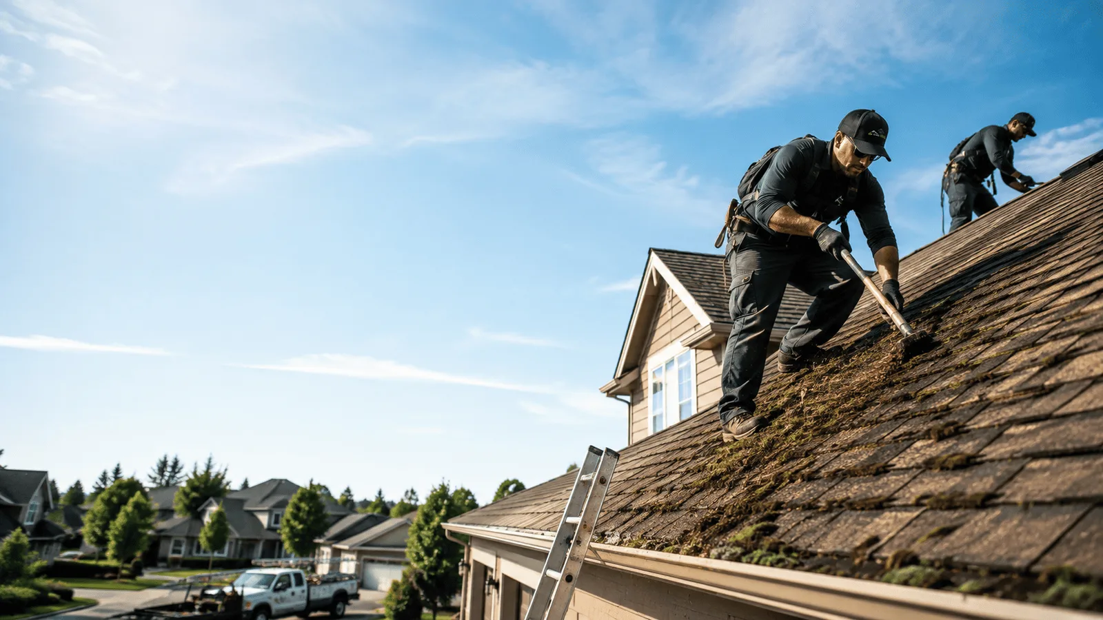 Roof Moss Removal in Nuevo, CA near me